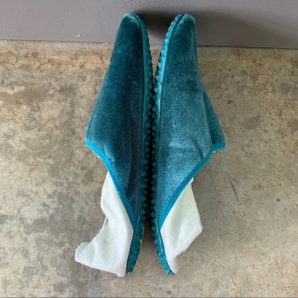 Plae Thai-Ha Turquoise Slippers Size 9.5 - Picture 10 of 11